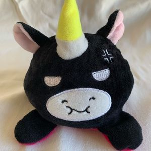 ReverSaplush Reversible Emotions Unicorn Happy vs Mad 4"